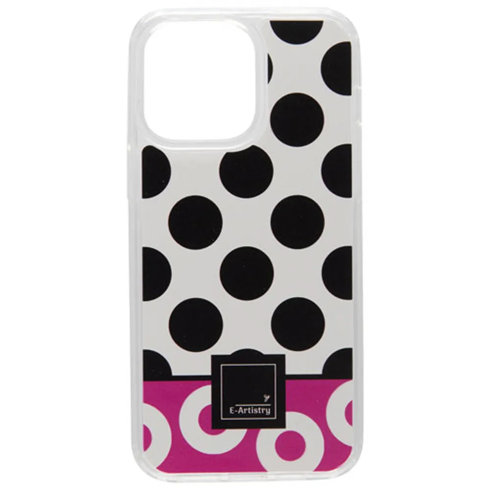 E-Artistry Lottie Dottie Fitted Hard Shell Case for iPhone 14 Pro Max - Watermelon/Pink