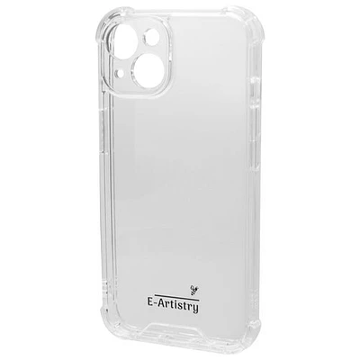 E-Artistry & Co. Signature Label Fitted Hard Shell Case for iPhone 14 - Clear