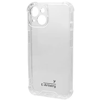 E-Artistry & Co. Signature Label Fitted Hard Shell Case for iPhone 14 - Clear