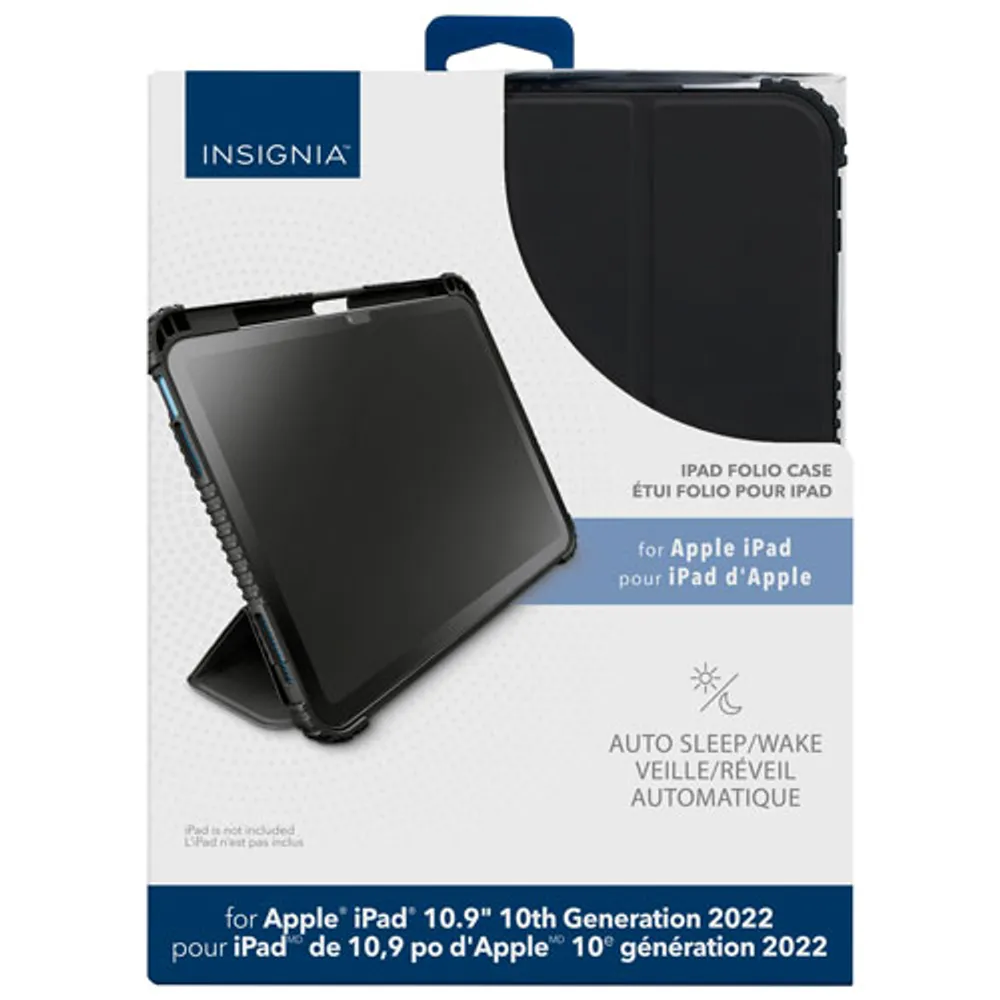Insignia Folio Case for iPad 10.9" (10th Gen) - Black - Only at Best Buy