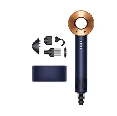 Dyson Supersonic™ Hair Dryer with Presentation case and Brush Set - Prussian Blue and Rich Copper