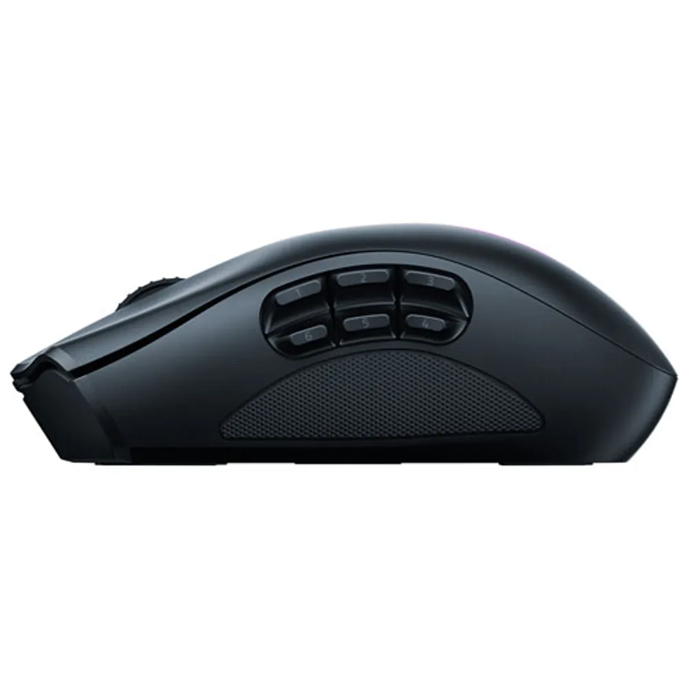 Souris de jeu optique Bluetooth de 30 000 ppp Naga V2 Pro de Razer - Noir