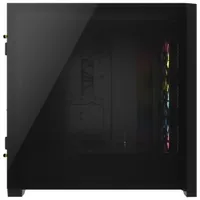 Tour d'ordinateur mi-haute ATX 5000D Airflow à éclairage RVB de Corsair - Noir