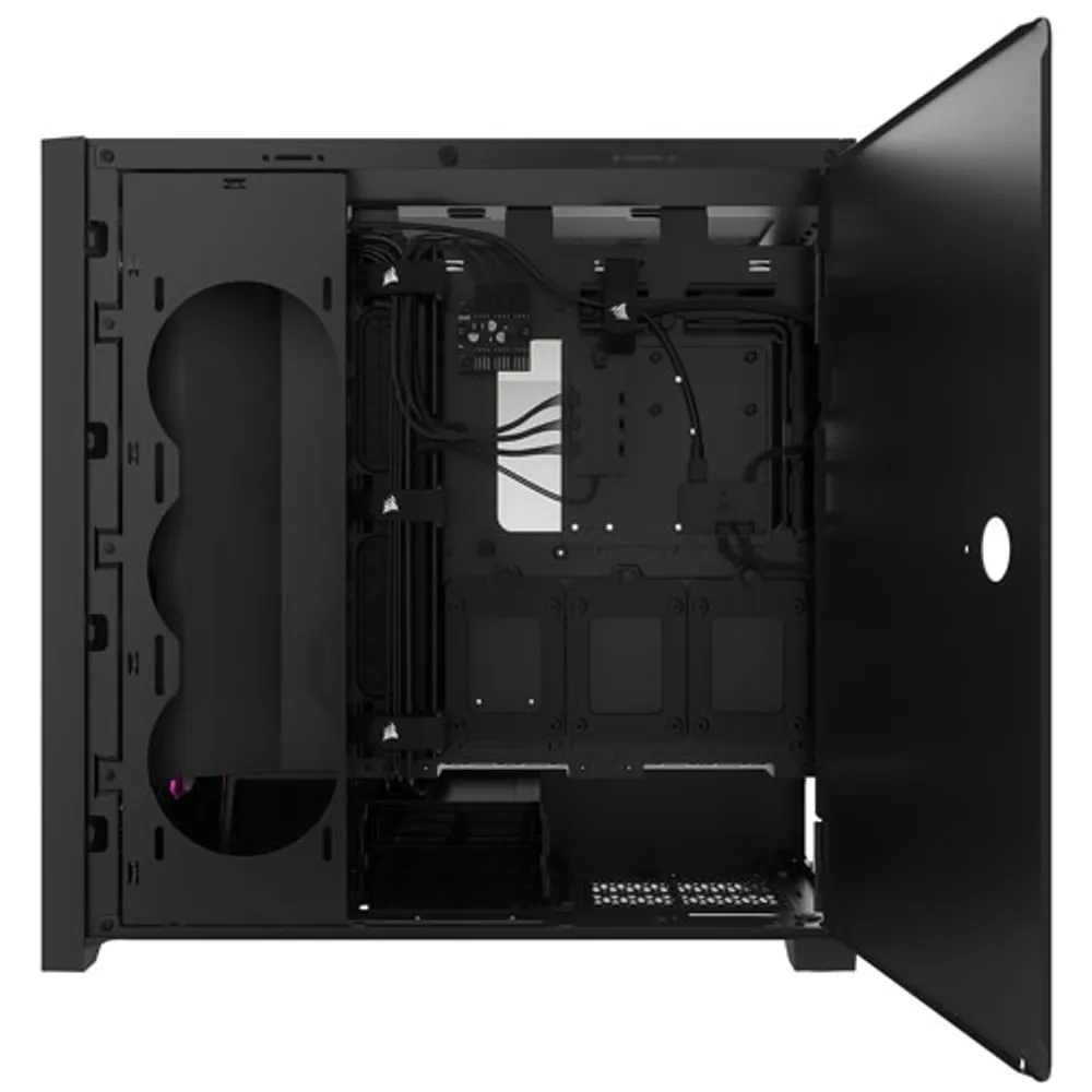 Tour d'ordinateur mi-haute ATX 5000D Airflow à éclairage RVB de Corsair - Noir