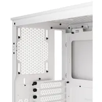 Tour d'ordinateur mi-haute ATX 4000D Airflow à éclairage RVB de Corsair - Blanc