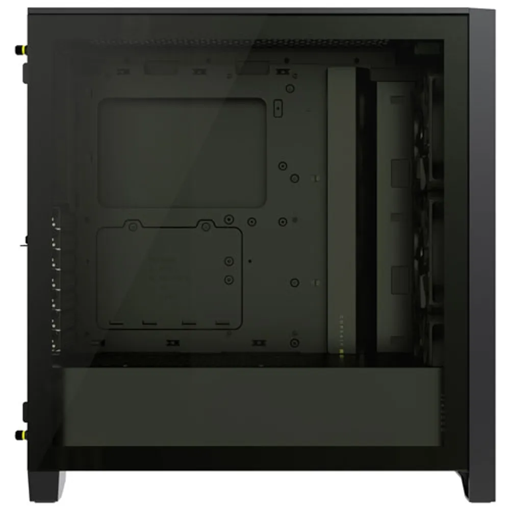 Tour d'ordinateur mi-haute ATX 4000D Airflow à éclairage RVB de Corsair - Noir