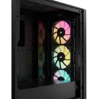 Tour d'ordinateur mi-haute ATX 4000D Airflow à éclairage RVB de Corsair - Noir