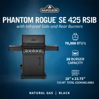 Napoleon Phantom Rogue SE 425 42000 BTU Natural Gas BBQ