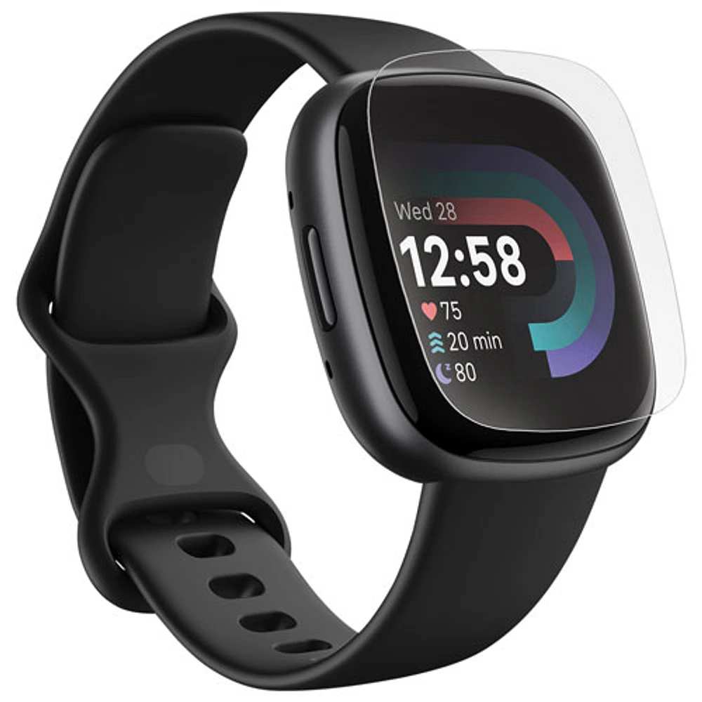 InvisibleShield by ZAGG Ultra Clear Screen Protector for Fitbit Sense 2/1