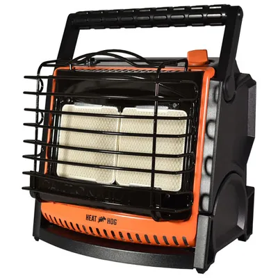 Heat Hog Portable Propane Heater - 18,000 BTU - Black