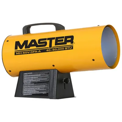 Master Propane Forced Air Torpedo Heater - 60,000 BTU - Yellow