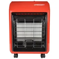 ProTemp Portable Cabinet Propane Heater - 18,000 BTU - Red