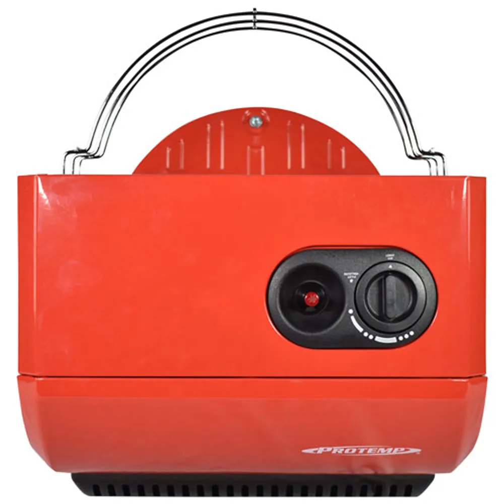 ProTemp Portable Cabinet Propane Heater - 18,000 BTU - Red