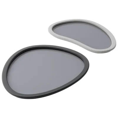 Umbra Hub Serving Tray - Set of 2 - Charcoal/Grey