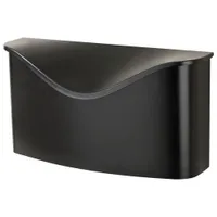 Umbra Postino Wall-Mounted Mailbox With Hinged Lid - Black