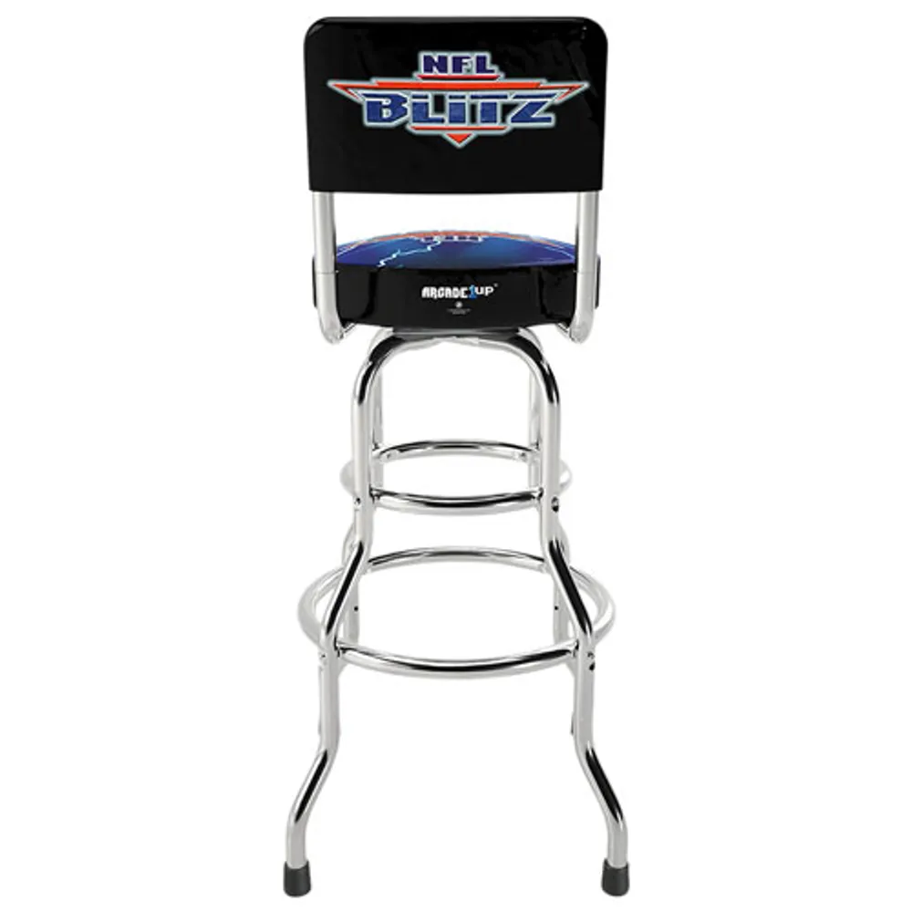 Arcade1Up NFL Blitz High Back Adjustable Height Swivel Stool