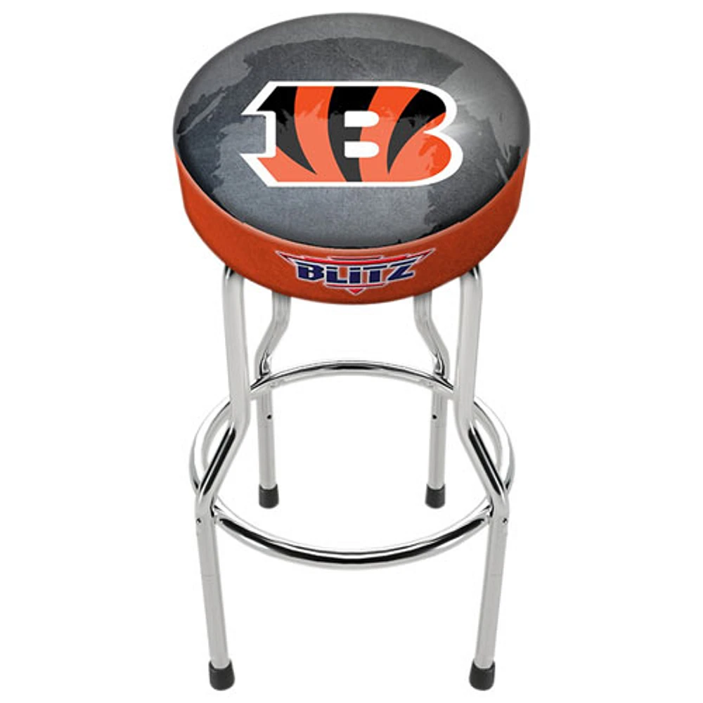 Arcade1Up Cincinnati Bengals Adjustable Height Arcade Stool