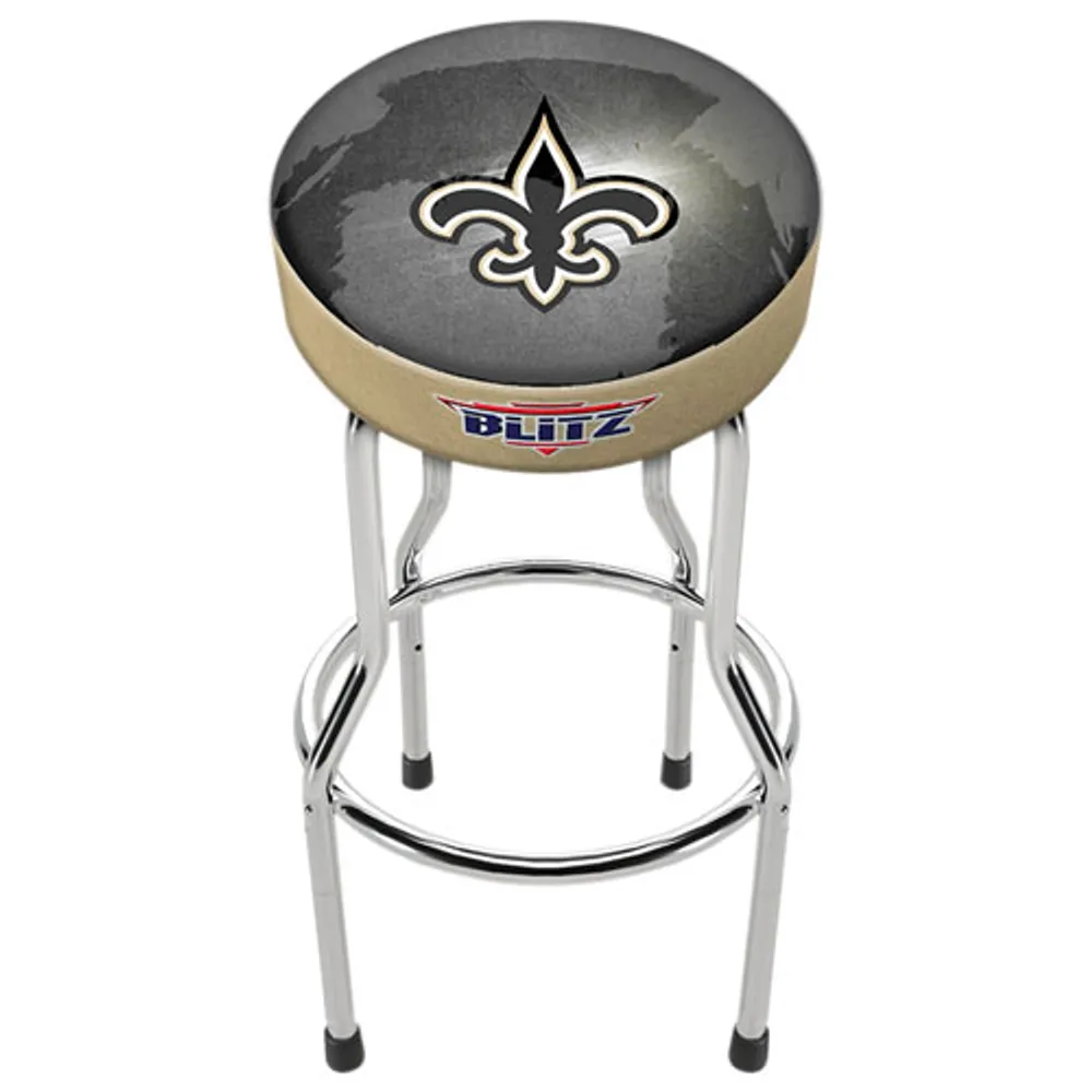 Arcade1Up New Orleans Saints Adjustable Height Arcade Stool