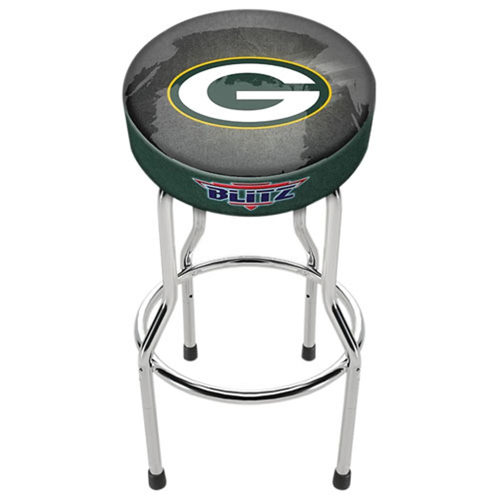 Arcade1UP Adjustable Licensed NFL Blitz Pub Stool (Green Bay Packers)