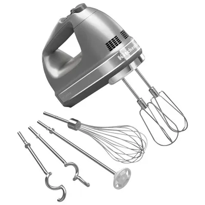 Mélangeur à main à 9 vitesses de KitchenAid (KHM926CU) - Argenté