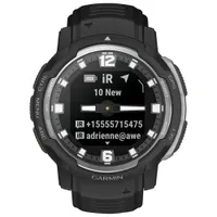 Garmin Instinct Crossover 45mm Bluetooth Multisport Smartwatch - Black