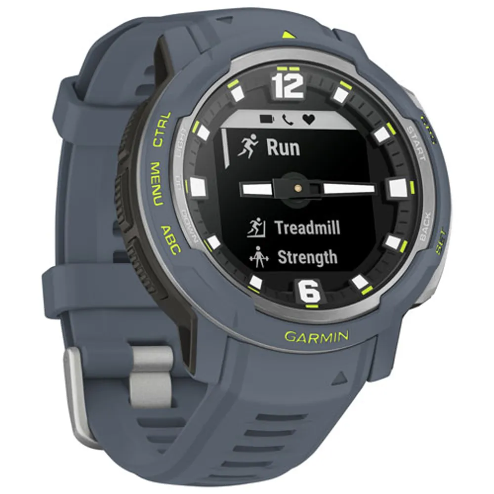 Garmin Instinct Crossover 45mm Bluetooth Mutlisport Smartwatch - Blue Granite