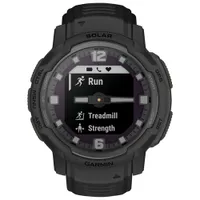 Garmin Instinct Crossover Solar Tactical Edition 45mm GPS Watch with Heart Rate Monitor - Black