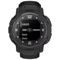 Garmin Instinct Crossover Solar Tactical Edition 45mm GPS Watch with Heart Rate Monitor - Black