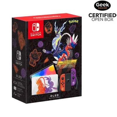 Open Box - Nintendo Switch (OLED Model) Console - Pokémon Scarlet & Violet Edition