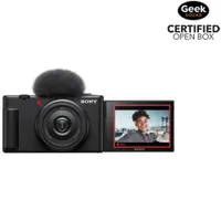 Open Box - Sony ZV-1F Content Creator Vlogger 20.1MP Digital Camera - Black