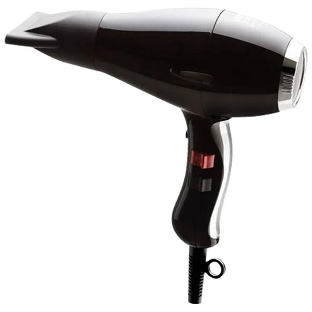 Elchim 3900 Healthy Ionic 2400 Watts Ceramic Hair Dryer (EL3900HBKSL) - Black/Silver