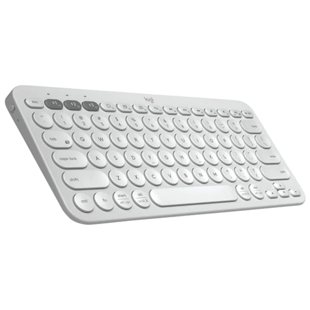 Logitech K380 Multi-Device TKL Bluetooth Keyboard - Off-White