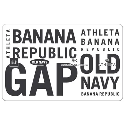 Carte-cadeau Options de Gap - 50 $ - Téléchargement numérique