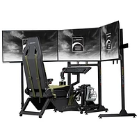 UNI Next Level Racing Boeing Military Edition Flight Simulator Cockpit - Black