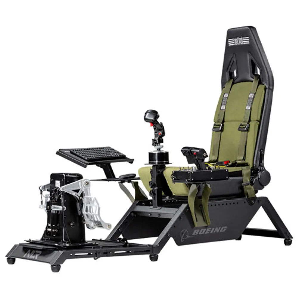 UNI Next Level Racing Boeing Military Edition Flight Simulator Cockpit - Black