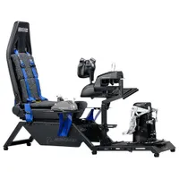 UNI Next Level Racing Boeing Commercial Edition Flight Simulator Cockpit - Black