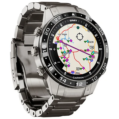 Garmin MARQ Aviator Gen 2 46mm GPS Watch with Heart Rate Monitor - Black