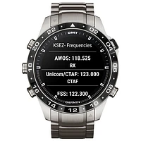 Garmin MARQ Aviator Gen 2 46mm GPS Watch with Heart Rate Monitor - Black