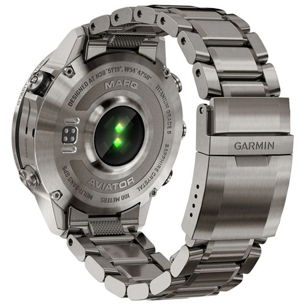 Garmin MARQ Aviator Gen 2 46mm GPS Watch with Heart Rate Monitor - Black