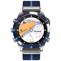 Garmin MARQ Captain Gen 2 46mm Bluetooth Sailing Smartwatch - Navy