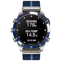 Garmin MARQ Captain Gen 2 46mm Bluetooth Sailing Smartwatch - Navy