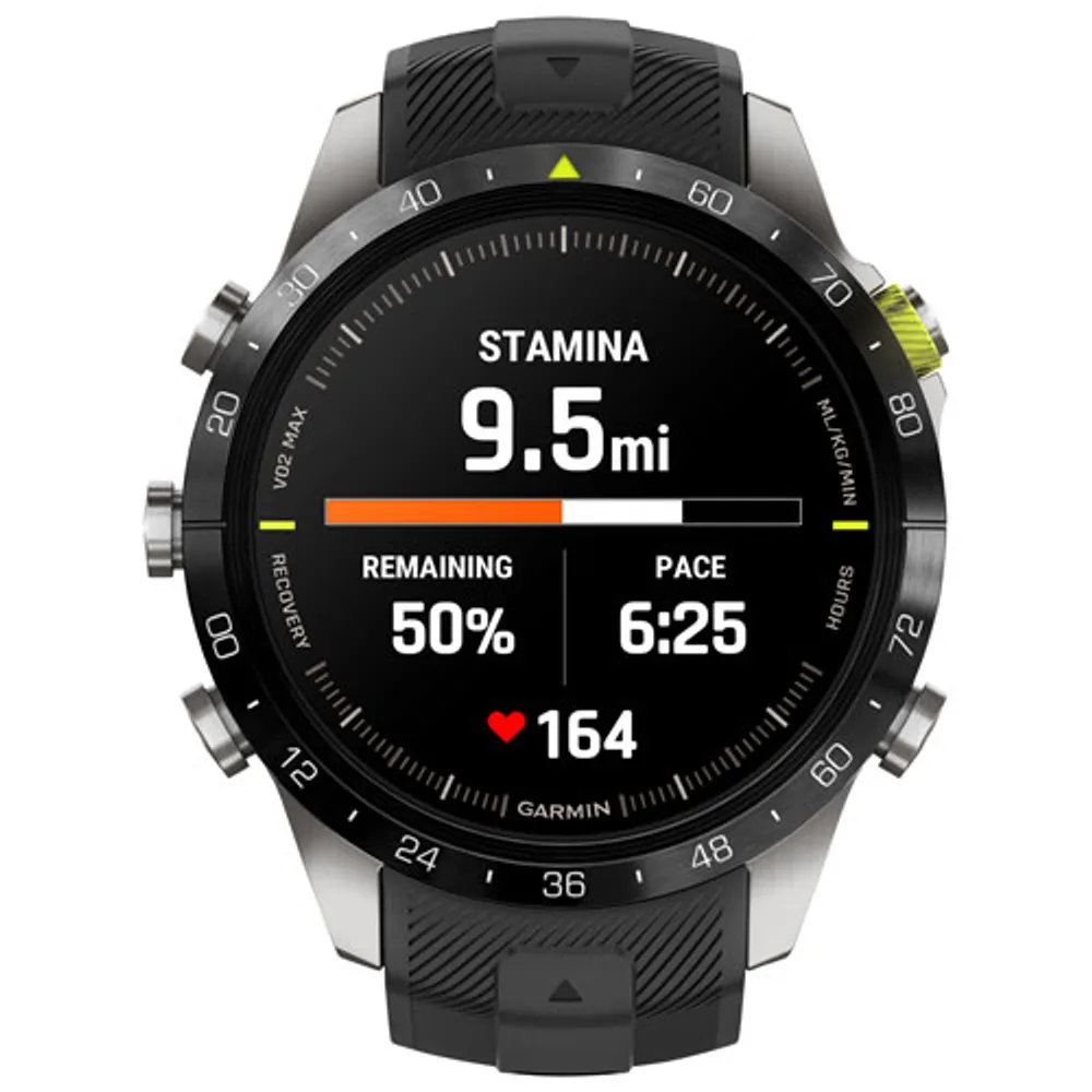 Garmin MARQ Athlete Gen 2 46mm Bluetooth Multisport Smartwatch - Black