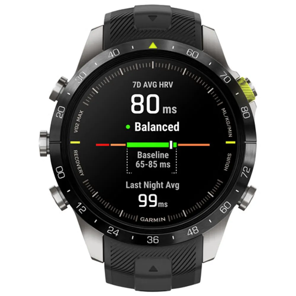 Garmin MARQ Athlete Gen 2 46mm Bluetooth Multisport Smartwatch - Black