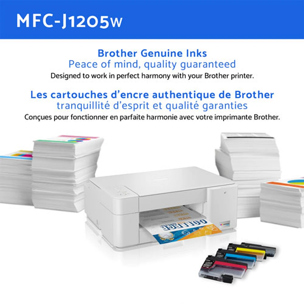 Brother Inkvestment Tank Wireless All-In-One Inkjet Printer (MFC-J1205W)