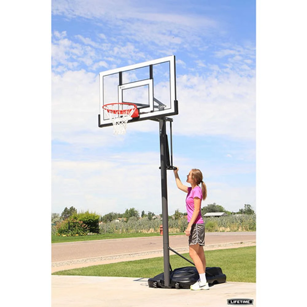 Panier de basketball portatif ajustable de 54 po Lifetime