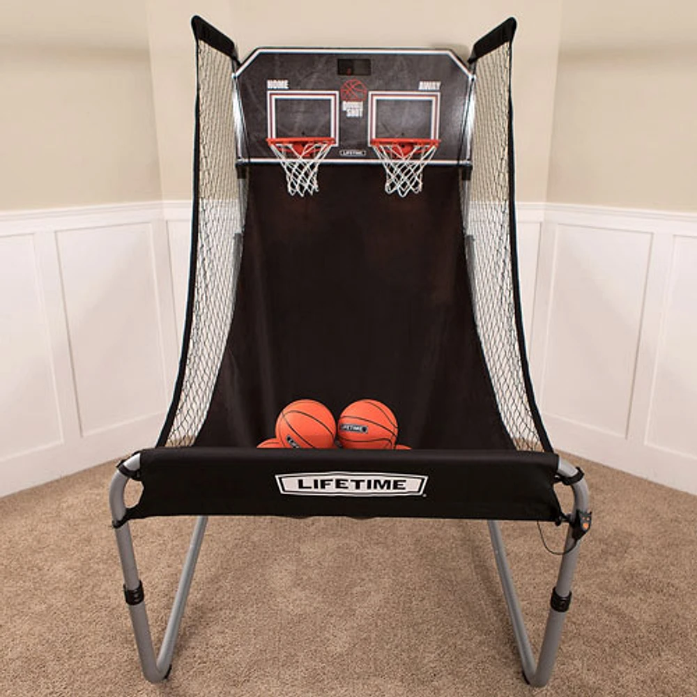 Lifetime Double Shot Electronic Indoor Basketball Arcade Game