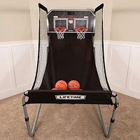 Lifetime Double Shot Electronic Indoor Basketball Arcade Game