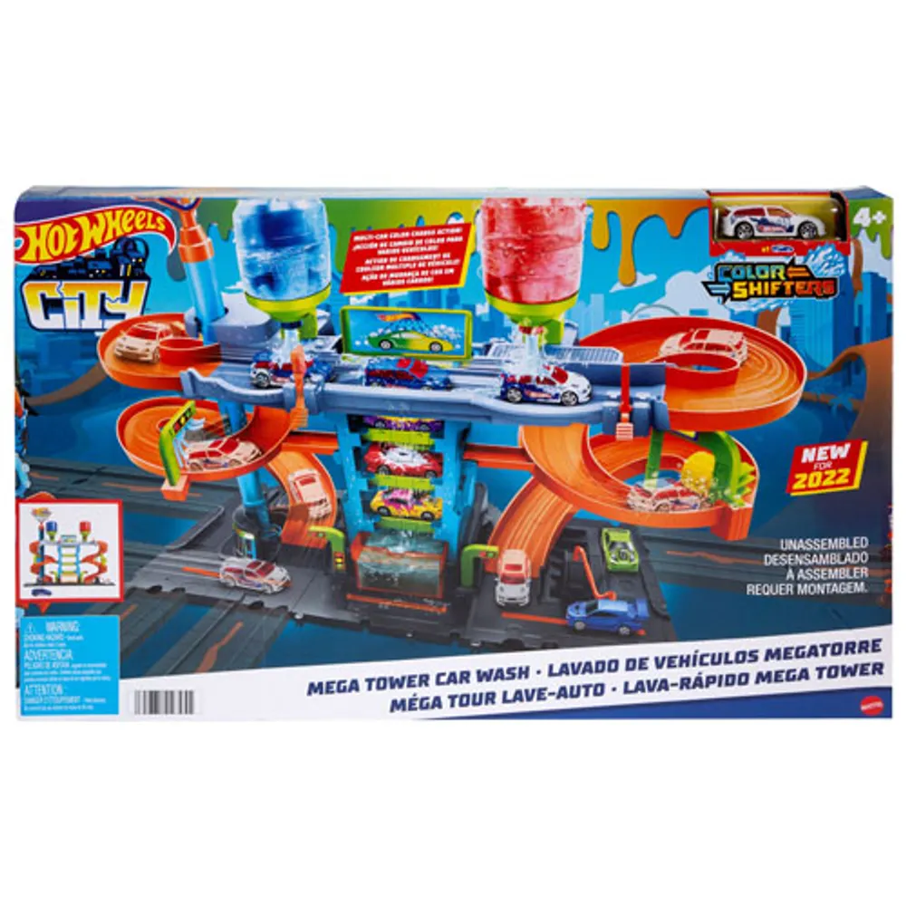 Mattel Hot Wheels Mega Tower Car Wash