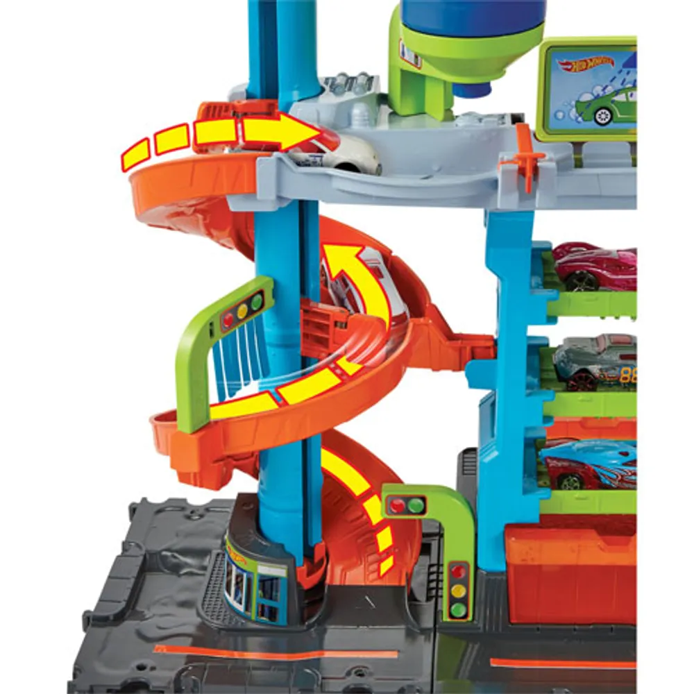 Mattel Hot Wheels Mega Tower Car Wash