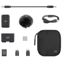 DJI Mic Wireless Microphone (1 TX + 1 RX) - Black